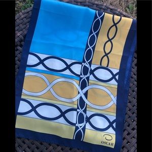 Oscar De La Renta silk scarf